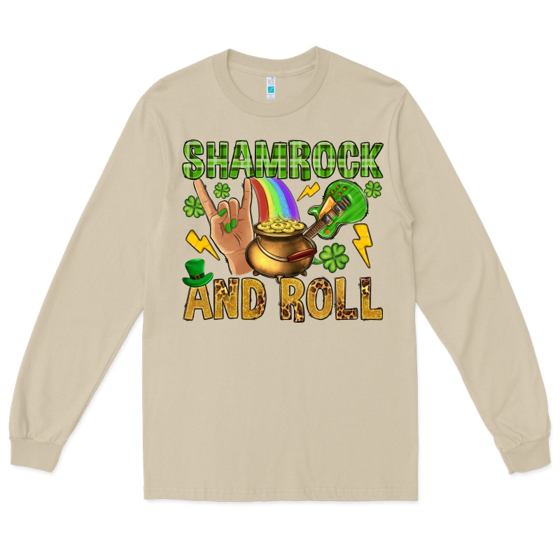Shamrock And Roll Long Sleeve Tee by BundleAndBundleShop | Teevron