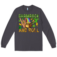Smoke Shamrock and roll Long Sleeve Tee - BundleAndBundleShop
