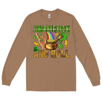 Toasted Coconut Shamrock and roll Long Sleeve Tee - BundleAndBundleShop