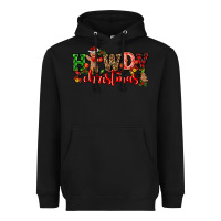 Black howdy christmas gingerman bread with cowboy Heavyweight Hoodie - CowGirlArtShop