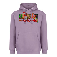Lavender howdy christmas gingerman bread with cowboy Heavyweight Hoodie - CowGirlArtShop