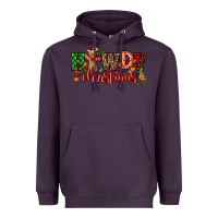 Plum howdy christmas gingerman bread with cowboy Heavyweight Hoodie - CowGirlArtShop