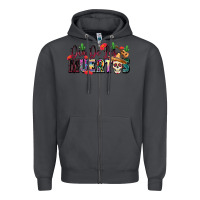 Smoke Dia De Los Muertos Zipper Hoodie - texasbilliewilder
