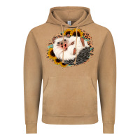 Vintage Camel happy hedgehog sunflower leopard Vintage Hoodie - Jasminsmagicworld
