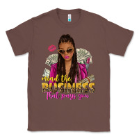 Chestnut mind the business that pays you afro woman Classic Tee - NancyCooperArtShop