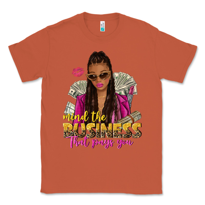 Mind The Business That Pays You Afro Woman Classic Tee by NancyCooperArtShop | Teevron