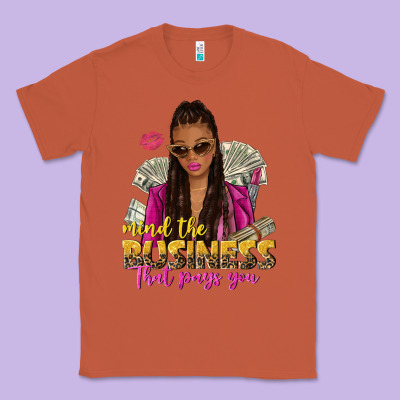 Mind The Business That Pays You Afro Woman Classic Tee Designed By Nancycooperartshop