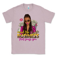 Lilac mind the business that pays you afro woman Classic Tee - NancyCooperArtShop