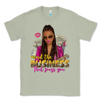 Matcha mind the business that pays you afro woman Classic Tee - NancyCooperArtShop