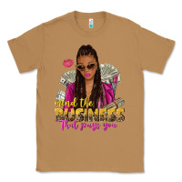 Toasted Coconut mind the business that pays you afro woman Classic Tee - NancyCooperArtShop