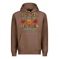Chestnut autumn leaves and pumpkins please Premium Hoodie - CowGirlArtShop