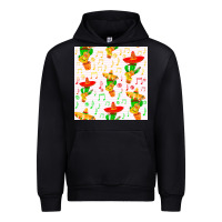 Black mexico seamless pattern Urban Hoodie - FaDigitalArtStudio