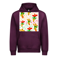 Mauve Wine mexico seamless pattern Urban Hoodie - FaDigitalArtStudio