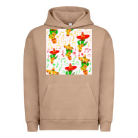 Pigment Burro mexico seamless pattern Urban Hoodie - FaDigitalArtStudio
