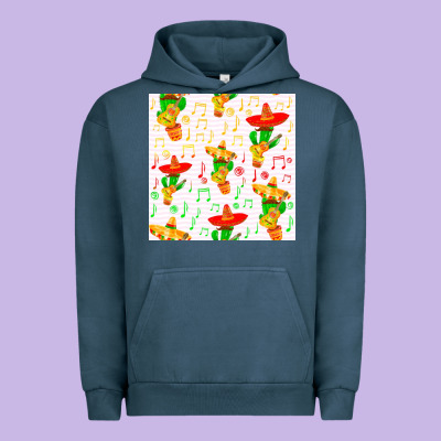Mexico Seamless Pattern Urban Hoodie Designed By Fadigitalartstudio