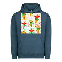Pigment Midnight Navy mexico seamless pattern Urban Hoodie - FaDigitalArtStudio