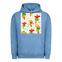 Pigment Pebble Blue mexico seamless pattern Urban Hoodie - FaDigitalArtStudio