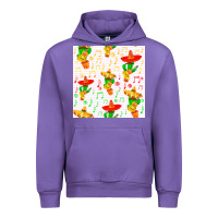 Tulip mexico seamless pattern Urban Hoodie - FaDigitalArtStudio