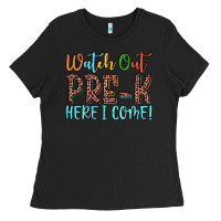 Black watch out pre k here i come! Ladies Tee - JahusDesignShop