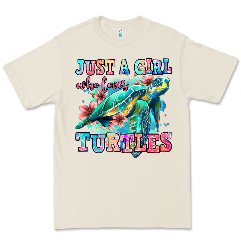 Just A Girl Who Loves Turtles Premium Tee by Jasminsmagicworld | Teevron