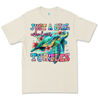 Bone just a girl who loves turtles Premium Tee - Jasminsmagicworld