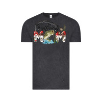 Vintage Black fishing mom Vintage Tee - MaliasSmallBusiness