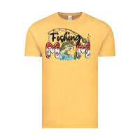 Vintage Mustard fishing mom Vintage Tee - MaliasSmallBusiness