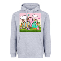 Heather Grey easter Heavyweight Hoodie - CowGirlArtShop