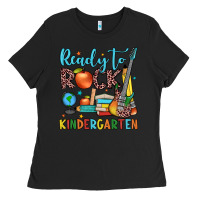 Black ready to rock kindergarten Ladies Tee - JahusDesignShop