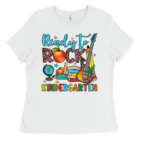 White ready to rock kindergarten Ladies Tee - JahusDesignShop