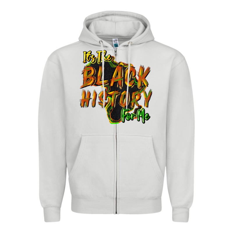 Its The Black History For Me Zipper Hoodie by NancyCooperArtShop | Teevron