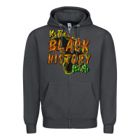 Smoke its the black history for me Zipper Hoodie - NancyCooperArtShop