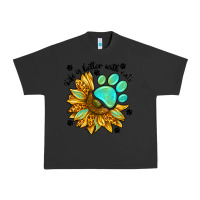 Pigment Black life is better with cats Urban Heavy Tee - NancyCooperArtShop