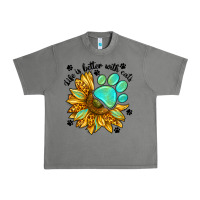 Tornado life is better with cats Urban Heavy Tee - NancyCooperArtShop