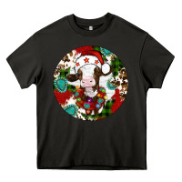 Asphalt Christmas cow gemstone Heavy Core Tee - Artiststas