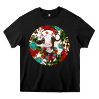 Black Christmas cow gemstone Heavy Core Tee - Artiststas