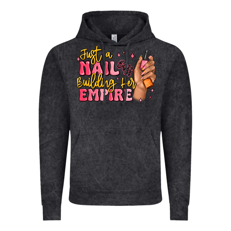 Just A Nail Boss Building Her Empire Vintage Hoodie by MaliasSmallBusiness | Teevron