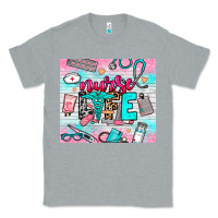 Heather Grey nurse life Classic Tee - NancyCooperArtShop