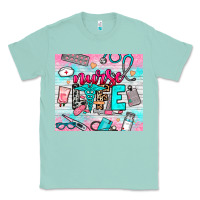 Seafoam nurse life Classic Tee - NancyCooperArtShop