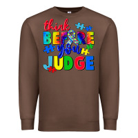Chestnut think before you judge Premium Sweatshirt - CowGirlArtShop