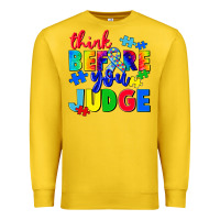 Lemon think before you judge Premium Sweatshirt - CowGirlArtShop
