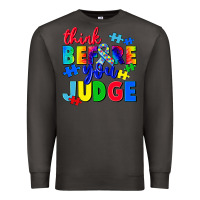Smoke think before you judge Premium Sweatshirt - CowGirlArtShop