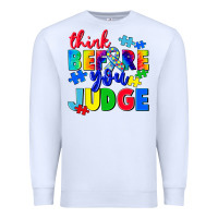 White think before you judge Premium Sweatshirt - CowGirlArtShop