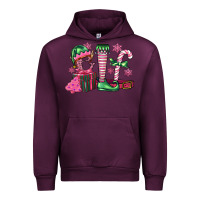 Mauve Wine elf Urban Hoodie - FaDigitalArtStudio