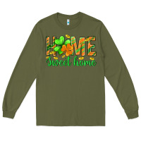 Army Green st.patrick home sweet home Long Sleeve Tee - BundleAndBundleShop
