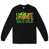 Black st.patrick home sweet home Long Sleeve Tee - BundleAndBundleShop