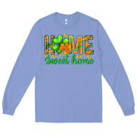Colony Blue st.patrick home sweet home Long Sleeve Tee - BundleAndBundleShop