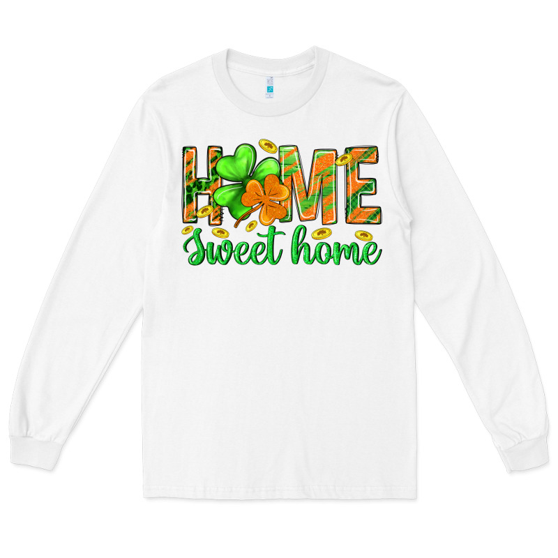 St.patrick Home Sweet Home Long Sleeve Tee by BundleAndBundleShop | Teevron