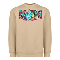 Mushroom Western Mom With Easter Heavyweight Sweatshirt - BundleAndBundleShop