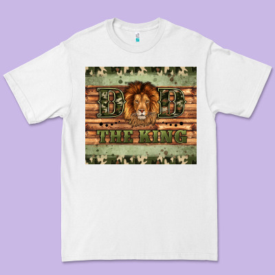 Dad The King Premium Tee Designed By Artiststas